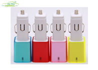 Zócalo colorido del enchufe del encendedor del cigarrillo de coche de 5V 1000MA para el iPhone/Samsung